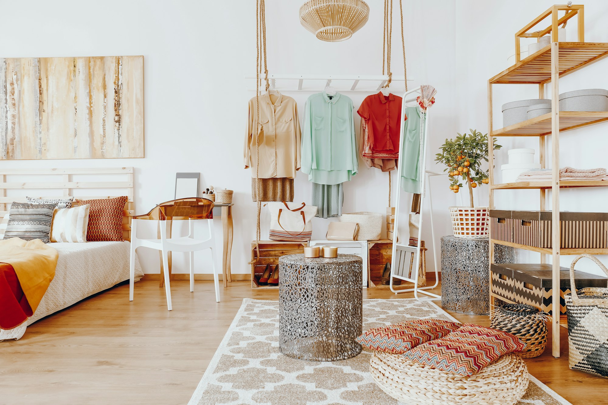 Decorations in boho style